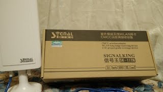 SignalKing SK 11TN 58Dbi Ralink 3070 instal and test [upl. by Deys]