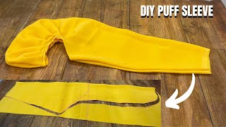 💥DIY Exaggerated Puff Sleeve in 5 minutes💥 [upl. by Balthasar]