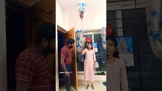 New Trick 🤣 Adi paavi 😰 funny shorts wife vomedy viralvideo dhanalakshmi [upl. by Jopa]