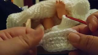 Zapatito a crochet para niño Dios Paso a paso [upl. by Melia305]