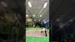 HyperExtended my knee in competition 😭 trending flip trampoline cocacola viralvideo shorts [upl. by Bogie]