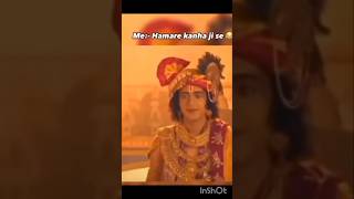 funny moment me and my Kanha ji funny jokes 🙏🤣🤣🤣🤣🤣😜😜😜😜 ytshort viralvideo [upl. by Adnyleb]