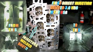 36 VR6 DIRECT INJECTION FULLY DELETED CYLINDER HEAD [upl. by Tadashi311]