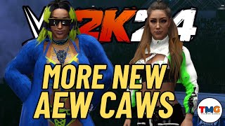 WWE 2K24  Where to find more NEW AEW Creations [upl. by Aneres146]