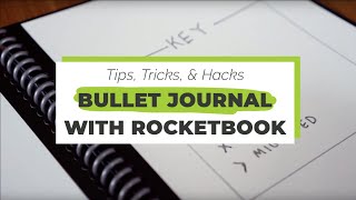 Bullet Journal with Your Rocketbook  Rocketbook Tips amp Tricks [upl. by Llemor255]