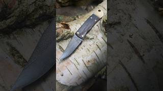 Finished knife with wenge and brass handleknifemaker handmadeknives knifemaking knives edc [upl. by Elyc965]