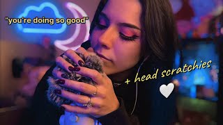 ASMR Telling You How Good You’re Doing for 20mins  head scratchies positive affirmations asmr [upl. by Greggory]