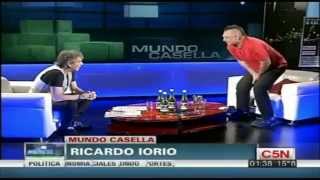 «¿ME DAS UN PASESITO LOCO» Entrevista Ricardo Iorio 2012 [upl. by Redla]