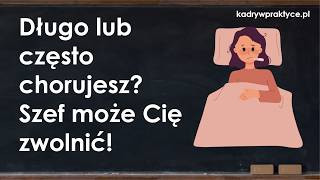 Długotrwała choroba – czy pracodawca może Cię zwolnić [upl. by Erik]