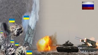 Massive Fire Russian TOS1A and Tanks ambush Ukrainian Troops [upl. by Allac]