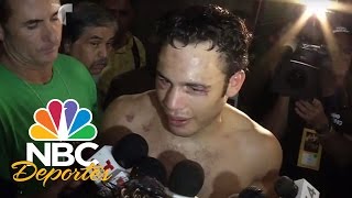 Chávez Jr quotMe estuvo dando debajo del cinturónquot  Boxeo  NBC Deportes [upl. by Nueoras156]