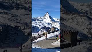 THE MATTERHORN MOUNTAIN IN EUROPE matterhorn zermatt youtubeshorts [upl. by Ecyob]