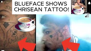 Blueface tatts CHRISEAN NAME to his face They unfollow each other 12012024 [upl. by Nonnag]