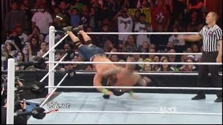 LUCHA COMPLETA John Cena vs Randy Orton en Español [upl. by Karlen]