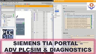 Siemens TIA Portal S7PLCSIM  PLC SIMULATOR  online Modifications  Diagnostics plc siemens [upl. by Hannus]