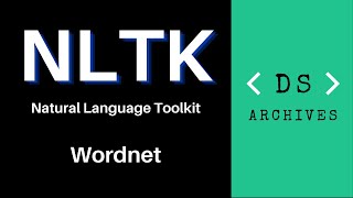 Part  9 How to use Wordnet in NLTK with python Natural Language Toolkit Tutorial [upl. by Edlitam]