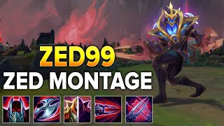 ZED99 Zed Montage  KOREA Challenger Zed Main [upl. by Kapeed]