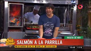 Receta de hoy Salmón a la parrilla [upl. by Weinstock]