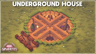 Minecraft How to Build an Underground House Easy Tutorial 2020 [upl. by Selestina151]