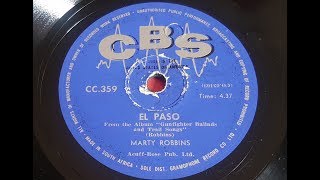 Marty Robbins El Paso 1959 SA 78 rpm [upl. by Dud]