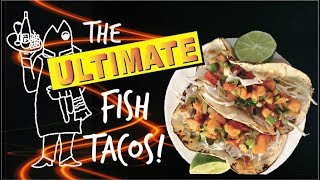 Best Fish Taco Recipe 😜Yellowtail Tacos amp Pico De Gallo Making The Best Fresh Yellowtail Recipe [upl. by Erialcyram]