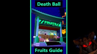 Roblox Death Ball  Complete Fruits Guide Gem XP and Luck Fruits [upl. by Mayes293]