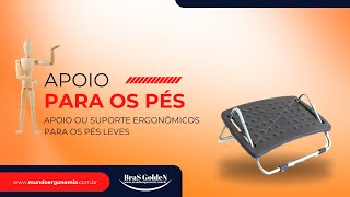 Apoio ou suporte ergonômicos para os pés leves [upl. by Eseuqcaj]