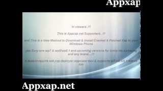 Appxapnet Simple Tool Windows Phone cracked Xap [upl. by Holna]