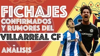 Fichajes confirmados y rumores del Villarreal CF  Mercado de Fichajes  ACTUALIZACIÓN [upl. by Beora]