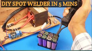 DIY SPOT WELDER  How To Make A Homemade SPOT WELDER For 10 [upl. by Adeehsar]