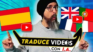 TRADUCE VIDEOS a CUALQUIER IDIOMA con IA   SUBTITULOS  En Español Ingles  Tutorial Filmora [upl. by Micro804]