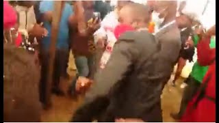 Chamisa dances to Ngaapinde Song in Masvingo [upl. by Akilaz]