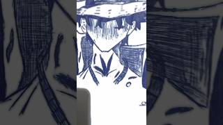 Drawing Anime 🥰🤩😎 shorts trending viral anime luffy drawing [upl. by Flavius]