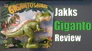 Random reviews 1 Jakks Pacific Gigantosaurus Giganto figure [upl. by Eyahc208]