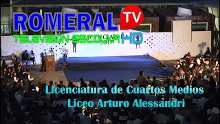 Licenciatura de Cuartos Medios Liceo Arturo Alessandri [upl. by Eidualc]