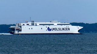 Molslinjen Aarhus to Odden Ferry Denmark [upl. by Akived9]