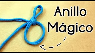 ANILLO MÁGICO EN CROCHET aro deslizado círculo mágico argolla deslizada  Patrones Valhalla [upl. by Nahgeem189]