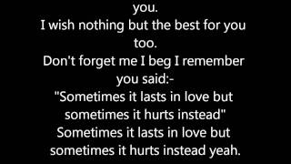 Adele  Someone Like You Lyrics [upl. by Dhiren69]