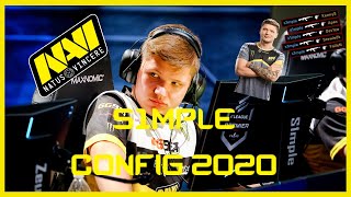 s1mple  CSGO CONFIG 2020 [upl. by Kelda]