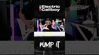 Electric Callboy Eskimo Callboy  Pump it from Tekkno Album 2022 guitarcover guitartabs shorts [upl. by Salomi]