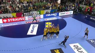 HANDBALL EM 2024 Halbfinale Frankreich vs Schweden Fehlentscheidung [upl. by Ahsitra]