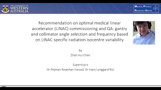 Recommendation on optimal LINAC commissioning and QA radiation isocentre variability By Zhen Chen [upl. by Lubow]