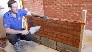 How To Lay Bricks For Beginners Using a line [upl. by Donnie]