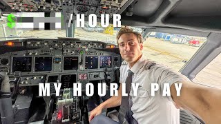 How Much Do I Make As A Major Airline Pilot  Full Breakdown [upl. by Doe]