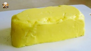 HOW TO MAKE HOMEMADE BUTTER IN 3 MINUTES RECIPE [upl. by Knowles]