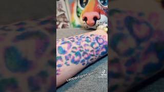 Cool leopard print marker doodle therian crafts diy theriangear markers therianthropy [upl. by Akinuahs]