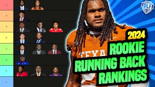 2024 Rookie RB Tiers amp Rankings TOP 10  Dynasty Fantasy Football [upl. by Ayhtnic113]