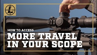 How To Access More Travel in Your Rifle Scope [upl. by Aillij]