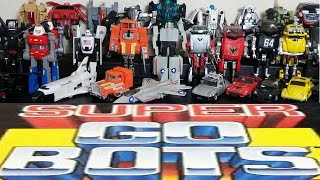 RETROWED ALL 20 TONKA SUPER GOBOTS THE ENTIRE COLLECTION EVERY FIGURE MADE [upl. by Wenoa]