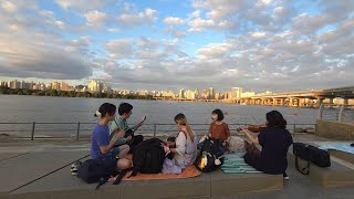 Irish Trad Music Session  Han Gang River Korea [upl. by Essirahc]